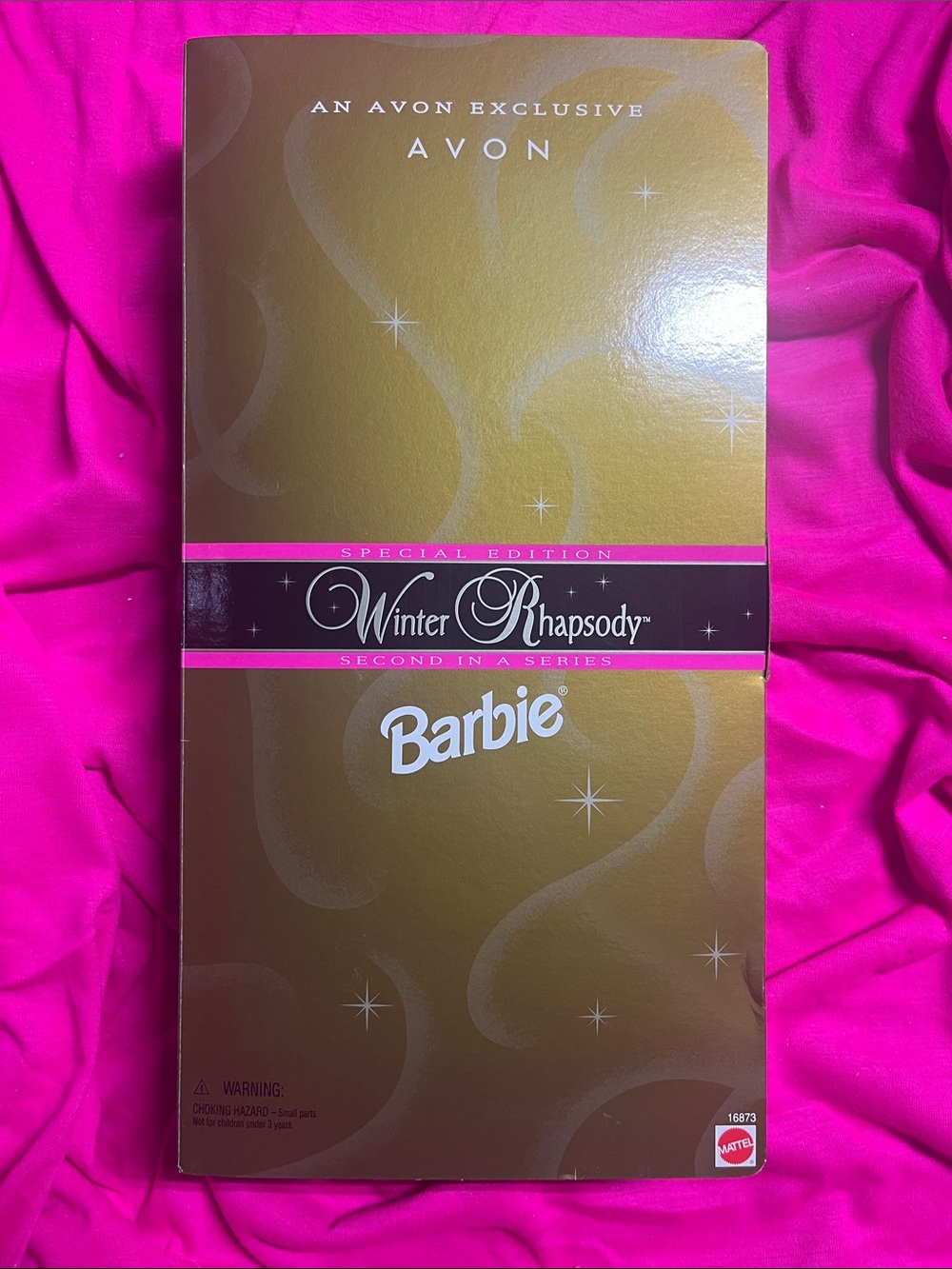 NRFB 1996 Winter Rhapsody Barbie Avon Exclusive Mattel